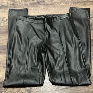 Faux Leather zipper Pants